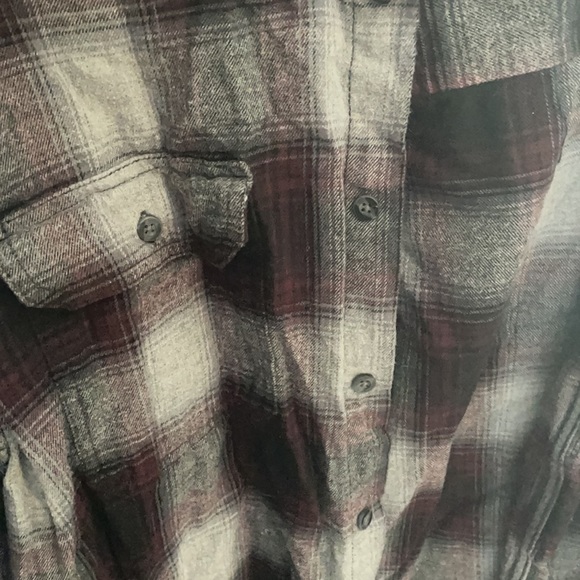 Maroon, Black and Grey Flannel - Picture 6 of 8